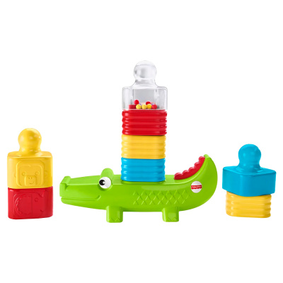 Игрушка Пирамидка Веселый крокодил Mattel DRG34 1